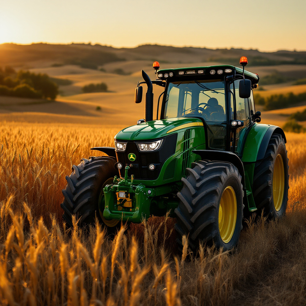 Landwirtschafts Simulator für Anfänger Tipps: Traktor auf goldenem Weizenfeld
